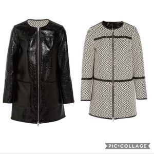 Tory Burch REVERSIBLE lightweight vegan leather jacket. PRICE FIRM!